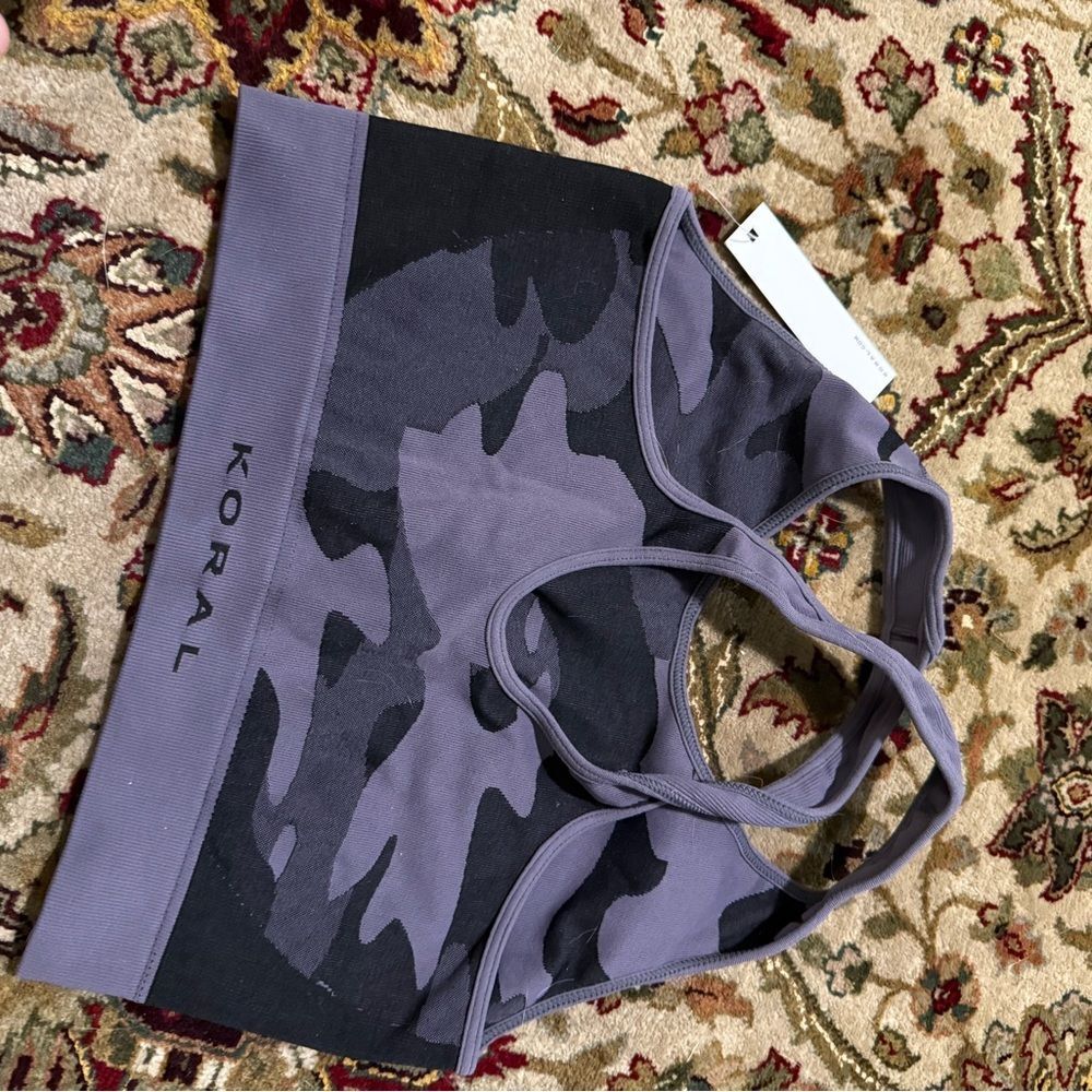 Koral Grey Camo‎ Sports Bra NWT - Picture 4 of 6